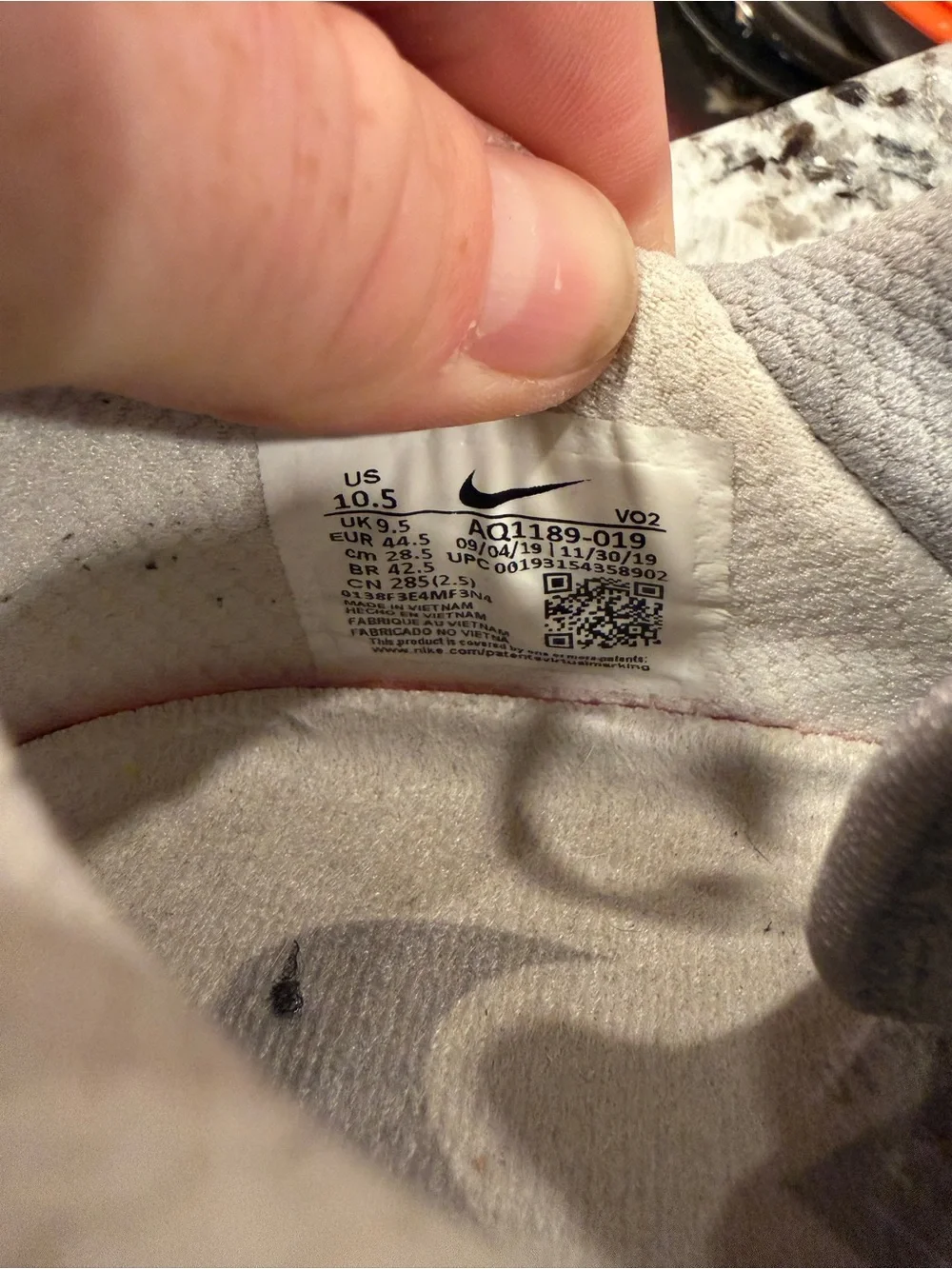 Nike Metcon 6 (Gray/Gum) - Men’s 10.5 US